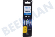 Philips HX9045/88  Tandenborstelset geschikt voor o.a. Sonicare zwart Premium Plaque Defence C3 opzetborstels, 4+1 stuks geschikt voor o.a. Sonicare zwart