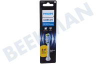 Philips HX9045/87  Tandenborstelset geschikt voor o.a. Sonicare wit Premium Plaque Defence C3 opzetborstels, 4+1 stuks geschikt voor o.a. Sonicare wit
