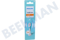Philips HX6034/90  Tandenborstelset geschikt voor o.a. Sonicare For Kids Sonicare For Kids opzetborstels small, 4 stuks, wit geschikt voor o.a. Sonicare For Kids