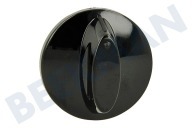 Whirlpool 481241279247  Knop geschikt voor o.a. AKM624,AKM607 Van ker.plaat zwart geschikt voor o.a. AKM624,AKM607