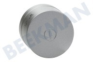 Whirlpool C00630602 Zuigkap Knop geschikt voor o.a. RYTMISK2044321490 Standenknop Zilver grijs geschikt voor o.a. RYTMISK2044321490