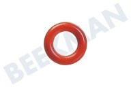 O-ring geschikt voor o.a. SUB018 Siliconen, rood DM=9mm