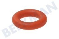 O-ring geschikt voor o.a. SUP032 Siliconen, rood -7mm-