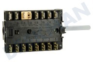 Smeg 811730074 Fornuis Schakelaar geschikt voor o.a. SE990XR, SE20XMF Oven standen 14 contacten geschikt voor o.a. SE990XR, SE20XMF