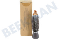 Dyson 97189303  971893-03 Small Volumising Brush Copper Nickel geschikt voor o.a. HS05 Airwrap