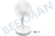 Trebs A004700 Airwasher 99380 Draagbare Flex Ventilator geschikt voor o.a. Verstelbaar van 35 tot 100cm