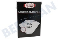 Moccamaster 85022 Koffie apparaat Filter Koffiefilter N0.4, 100 stuks