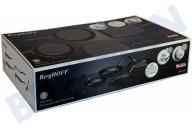 BergHOFF  1315094 Helix 4-delige pannenset antikleef met spatel geschikt voor o.a. Inductie, Halogeen, Vitrokeramisch, Gas