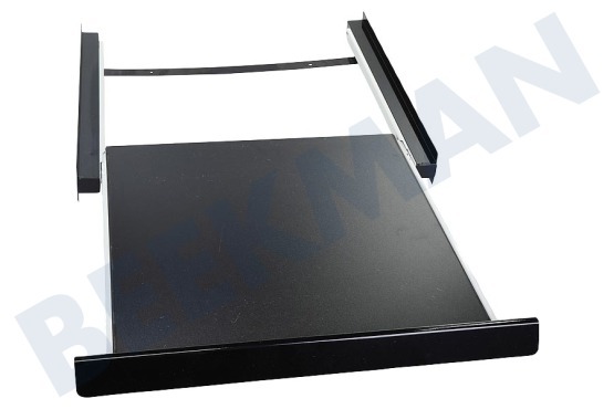 Universeel  Combirand Aluminium Met Werkblad Luxe, Zwart