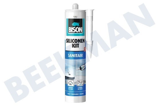 Bison  Siliconenkit BISON -sanitair wit-