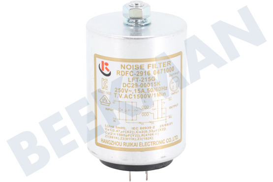 Samsung  DC29-00015G Condensator Ontstoring, 0,47Uf