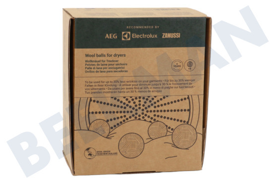 Electrolux  M9YHODB2 Drogerbal Wollen ballen, Bespaar 30% op je energie