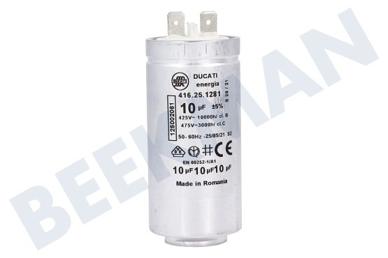 Electrolux Wasdroger 1250020615 Condensator 10uF