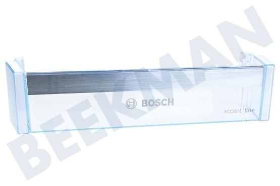 Bosch Koelkast Flessenrek Transparant 420x100x112mm