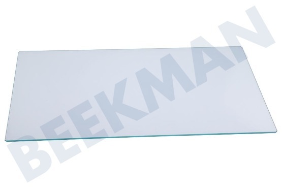 Indesit Koelkast Glasplaat Vrieslade, onderste 420x248,6mm.