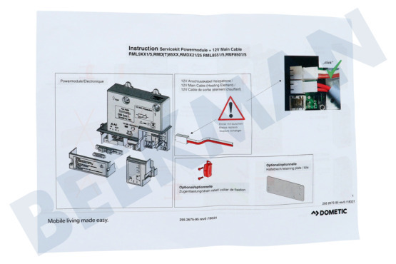 Dometic Koelkast Aansluitblok Compleet