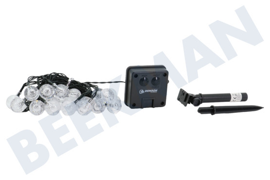 Benson  Solar LED Lichtsnoer 20 LED 5 Meter