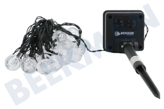 Benson  Solar LED Lichtsnoer 20 LED 5 Meter