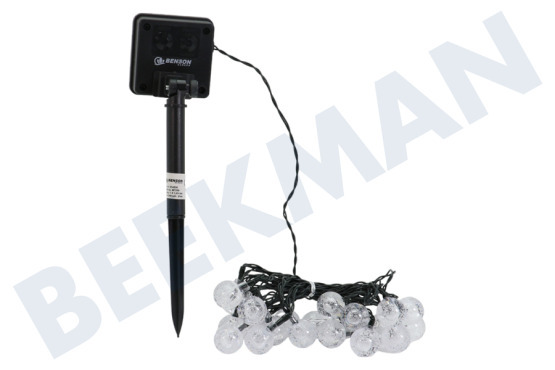 Benson  Solar LED Lichtsnoer 20 LED 5 Meter