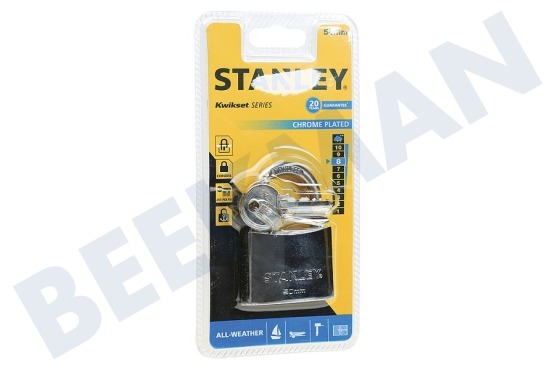 Stanley  S742-013 Stanley Hangslot Solid Brass Chrome Plated 50mm