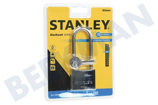Stanley  S742-017 Stanley Hangslot Solid Brass Chrome Plated 50mm