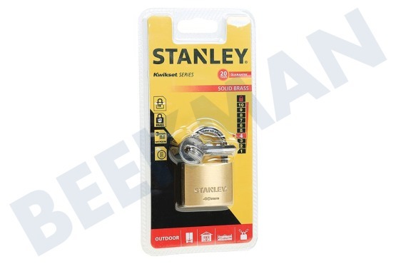 Stanley  S742-031 Stanley Hangslot Solid Brass 40mm