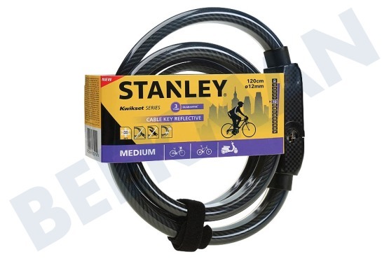 Stanley  S741-161 Stanley Fietskabel sleutelslot 120cm