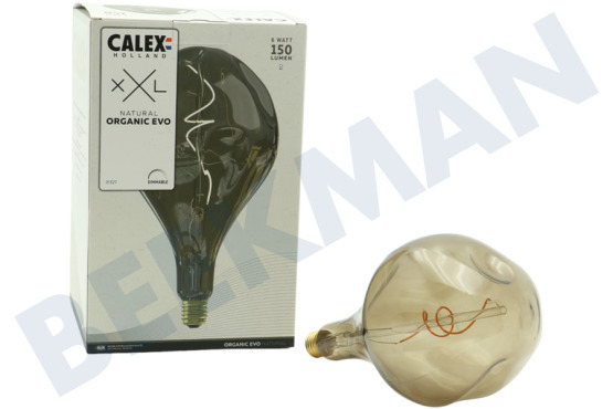 Calex  2101004700 XXL Organic Evo Natural Flex Filament E27 6W Dimbaar