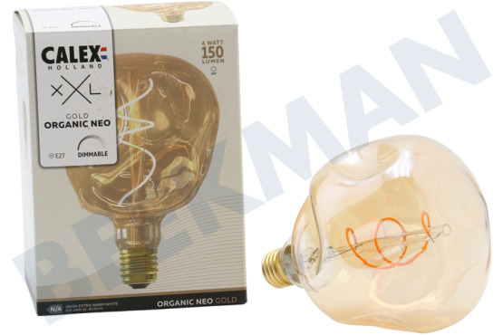 Calex  2101004100 XXL Organic Neo Gold Ledlamp 4W 1800K Dimbaar