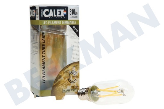 Calex  425491.1 Calex LED Volglas Filament Buismodel lamp 4,5W 470lm