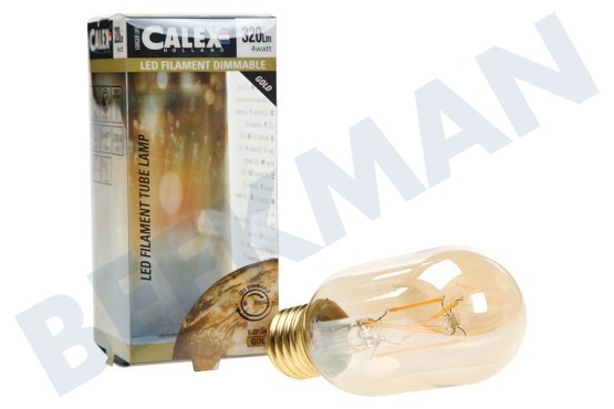 Calex  425494 Calex LED Volglas Filament Buismodel lamp 4W 320lm E27