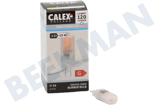 Calex  1301007200 LED G4 12V 1,5W 120lm 3000K Mat