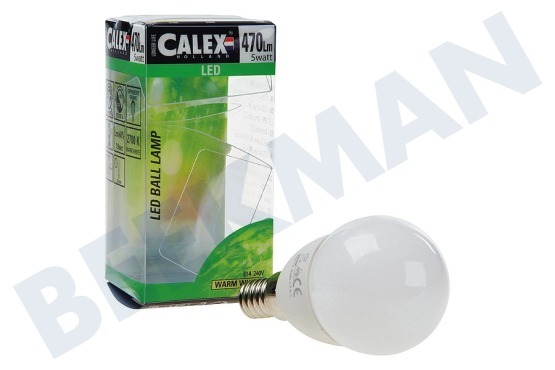 Calex  422112 Calex LED Kogellamp 240V 5W 470lm E14 P45, 2700K