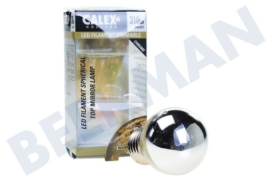 Calex  Calex LED Filament Kopspiegel 4W E27 P45 Dimbaar