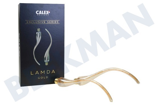 Calex  425980 Calex Lamda Led lamp 4W E27 Goud dimbaar (2 stuks)