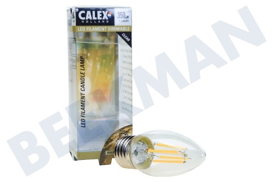 Calex  474498 Calex Filament Dimbare Kaarslamp E27 3,5W 2700K