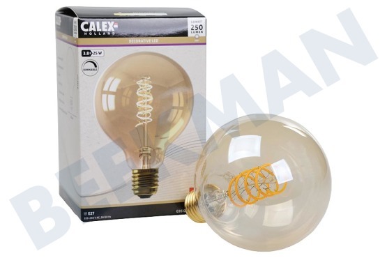 Calex  1001000900 LED Volglas Flex Filament Globelamp E27 3,8W