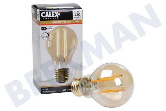 Calex  1101006500 LED Volglas Filament Standaardlamp 4W E27