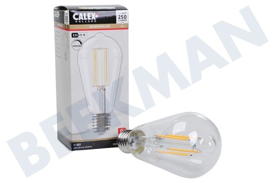 Calex  1101001600 LED volglas Filament Rustieklamp 3,5W E27