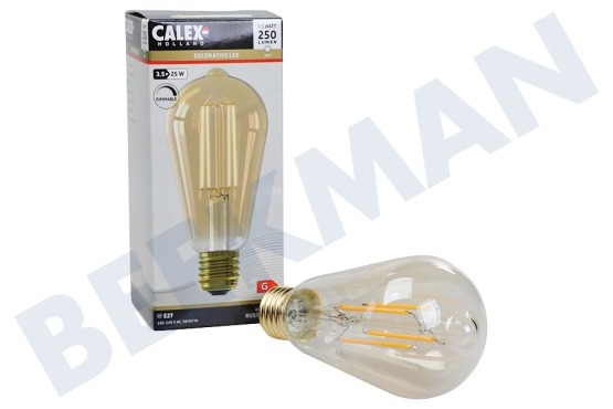 Calex  1101001800 LED volglas Filament Rustieklamp 3,5W E27