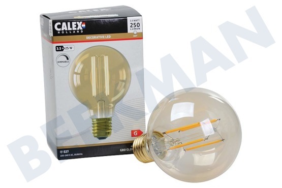 Calex  1101002400 LED volglas Filament Globelamp 3,5W E27