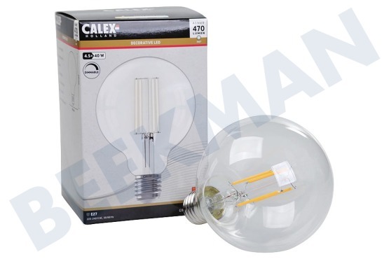 Calex  1101002500 LED volglas Lang Filament Globe lamp 4,5W E27