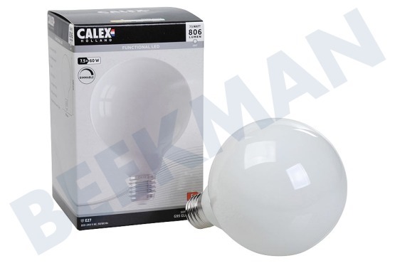 Calex  1101002900 LED volglas Filament Softline Globelamp 7,5W E27