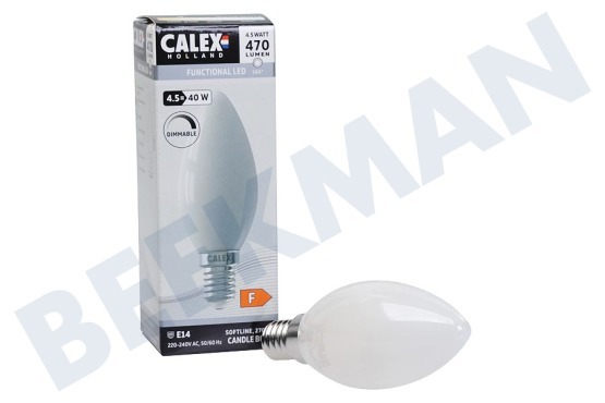 Calex  1101005900 LED Kaars B35 Softline Straight Filament E14 4,5W