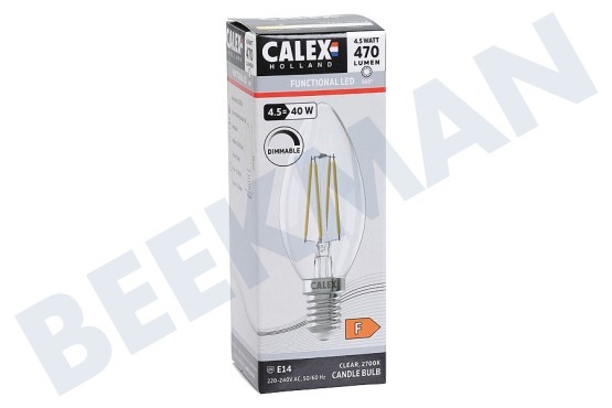 Bruynzeel  1101006700 LED-Kerze B35 hell Straight Filament E14 4,5 Watt