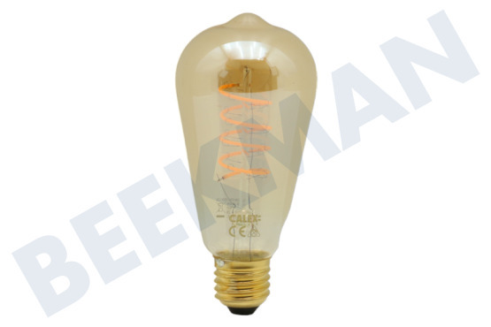 Calex  1001003300 LED Rustiek ST64 Goud Flex Filament E27 5,5W