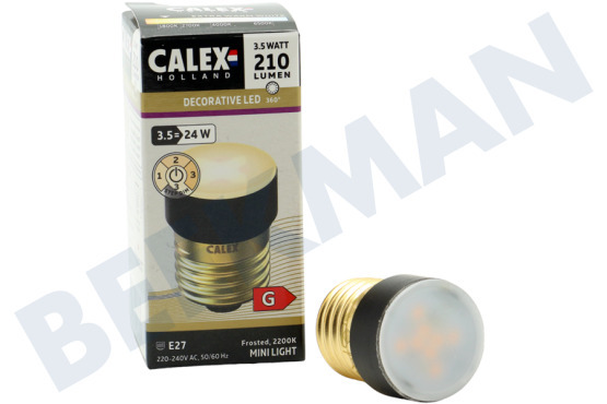 Calex  1301008300 LED Mini Light Black Ring SMD E27 3,5W