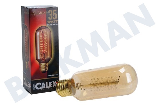 Calex  442410 Calex Heldere LL Goldline-lamp 240V 40W E27 Buis Model