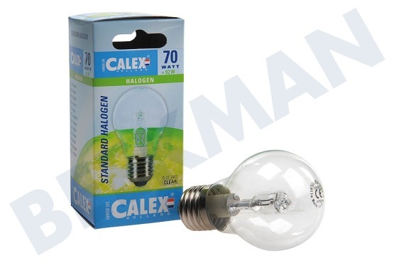 Calex  507520 Calex Spaar Halogeenlamp 230V 70W(92W) E27 A55 helder