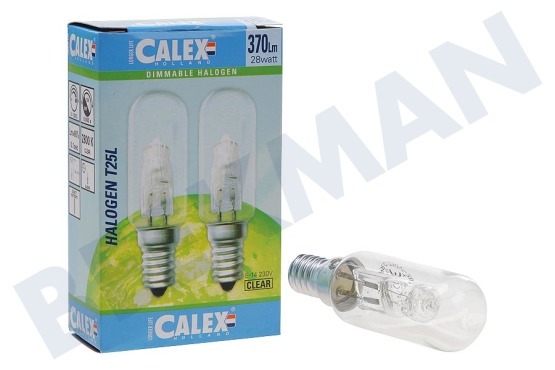 Elica  50819802 Calex Spaar Halogeen Buislamp 230V 28W(37W) E14 T25L